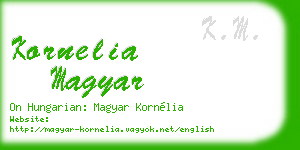 kornelia magyar business card